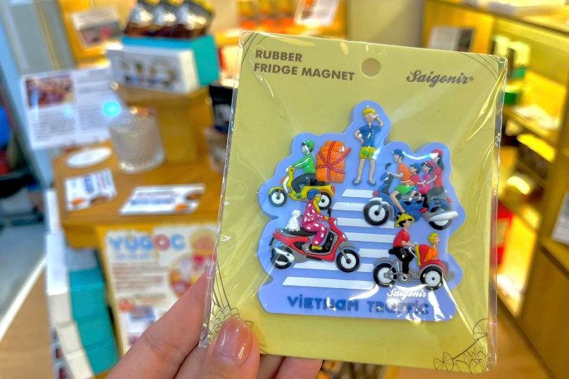 バイク社会を象徴するマグネット