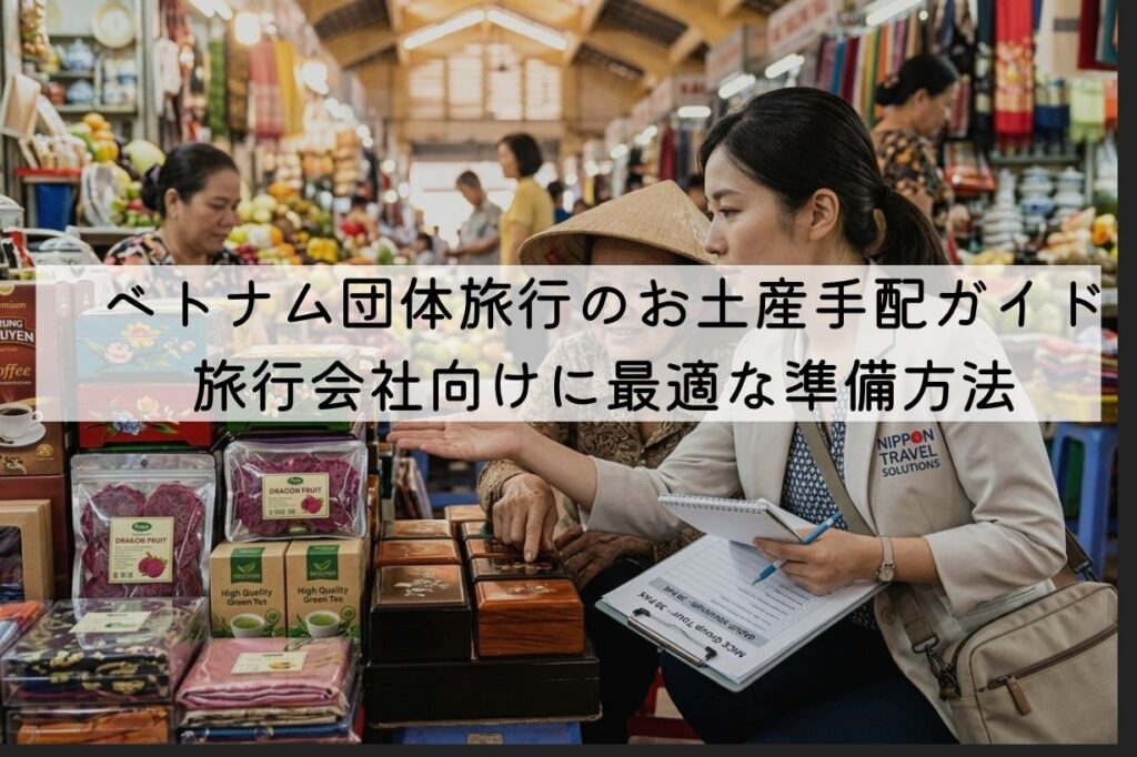 ベトナム団体旅行のお土産手配ガイド｜旅行会社向けに最適な準備方法